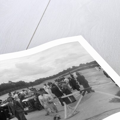 Riley 9, Aston Martin and Salmson at the LCC Relay GP, Brooklands, 25 July 1931 by Bill Brunell