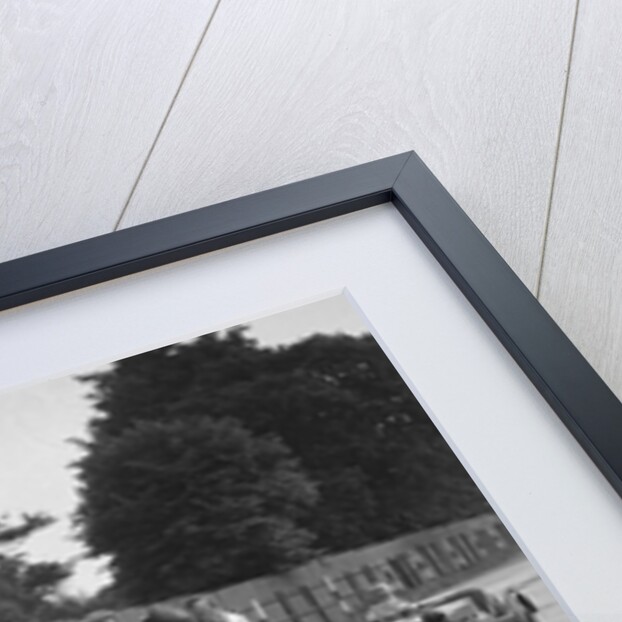 Minerva, Austin and Alvis at the start of an Inter-Club Meeting, Brooklands, 20 June 1931 by Bill Brunell