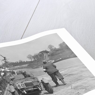 AF Ashby and R Pauing's Riley 9 Brooklands at the JCC Double Twelve race, Brooklands, 8/9 May 1931 by Bill Brunell