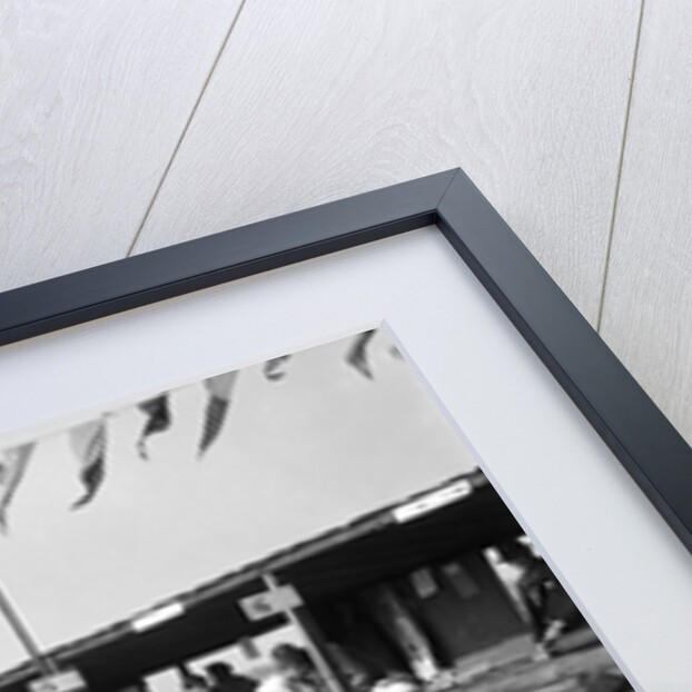 Talbot 105 and Lea-Francis cars in the pits at the JCC Double Twelve race, Brooklands, 8/9 May 1931 by Bill Brunell