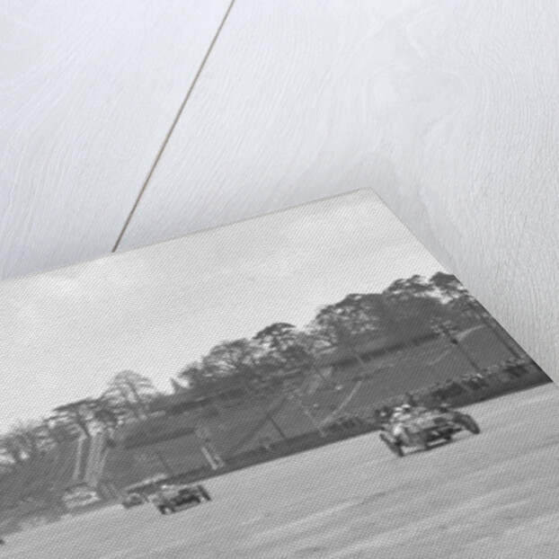 Invicta leading a Riley 9 Brooklands in the JCC Double Twelve race, Brooklands, 8/9 May 1931 by Bill Brunell