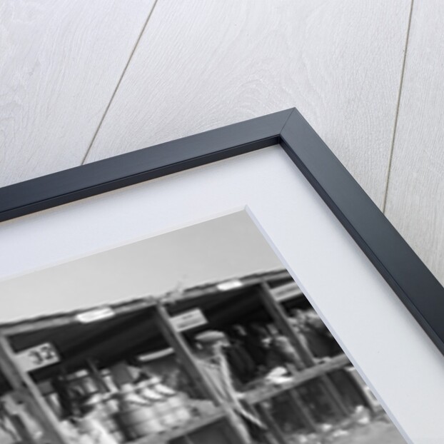 Clive Gallop and Leon Cushman's Aston Martin in the pits, JCC Double Twelve race, Brooklands, 1931 by Bill Brunell
