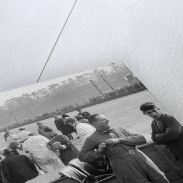 Tim Rose-Richards and John Cobb's Talbot 105 at the JCC Double Twelve race, Brooklands, May 1931 by Bill Brunell