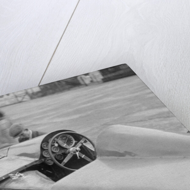 Cocckpit of Arthur Francis Ashby's special-bodied Riley 9 Brooklands, Brooklands, 1932 by Bill Brunell