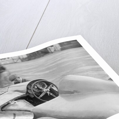 Cocckpit of Arthur Francis Ashby's special-bodied Riley 9 Brooklands, Brooklands, 1932 by Bill Brunell