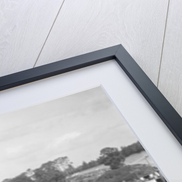 Car park at Brooklands motor racing circuit by Bill Brunell