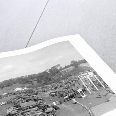 Car park at Brooklands motor racing circuit by Bill Brunell