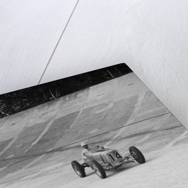 Raymond Mays' ERA on the way to second place, JCC International Trophy, Brooklands, 7 May 1938 by Bill Brunell