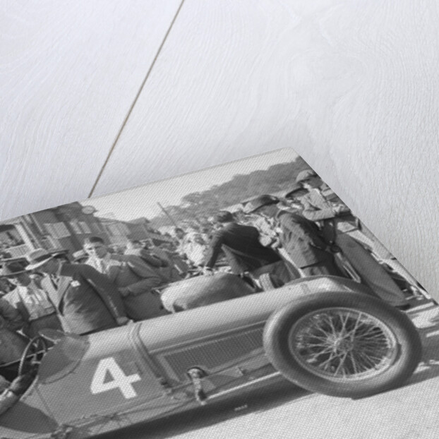 Earl Howe in his Delage at a BARC meeting at Brooklands, 25 May 1931 by Bill Brunell
