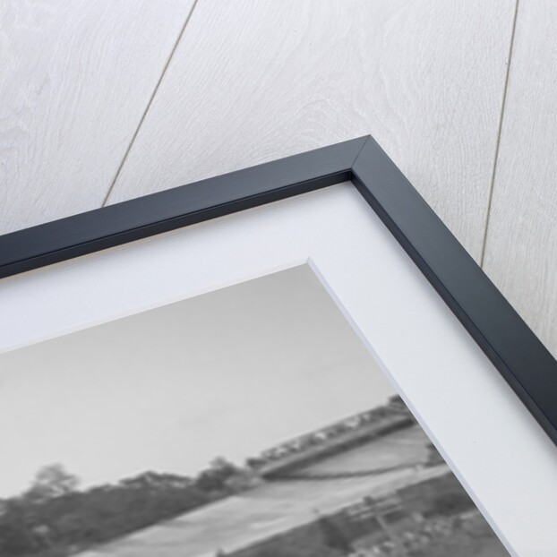 Sir Henry Birkin's Bentley leading Earl Howe's Bugatti Type 54, BARC meeting, Brooklands, May 1932 by Bill Brunell
