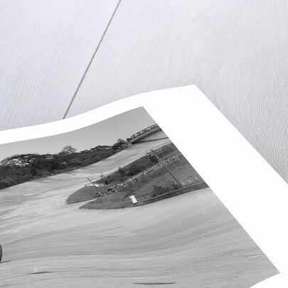 Sunbeam of EL Bouts on the banking, BARC meeting, Brooklands, 16 May 1932 by Bill Brunell