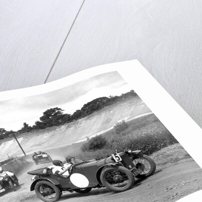 Two Austin Ulsters leading an MG, JCC Members Day, Brooklands, 4 July 1931 by Bill Brunell