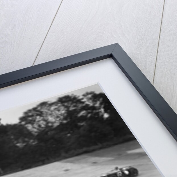Two Riley 9 Brooklands racing on the banking at a JCC Members Day, Brooklands by Bill Brunell