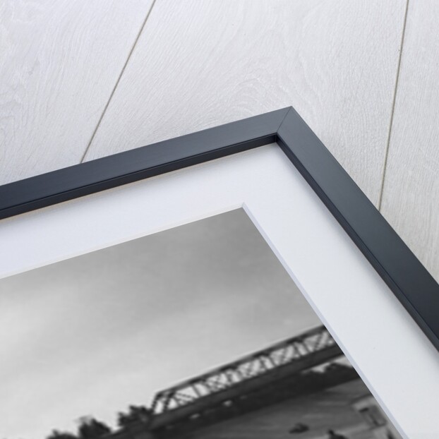 Cars racing on the Members Banking at a JCC Members Day, Brooklands by Bill Brunell