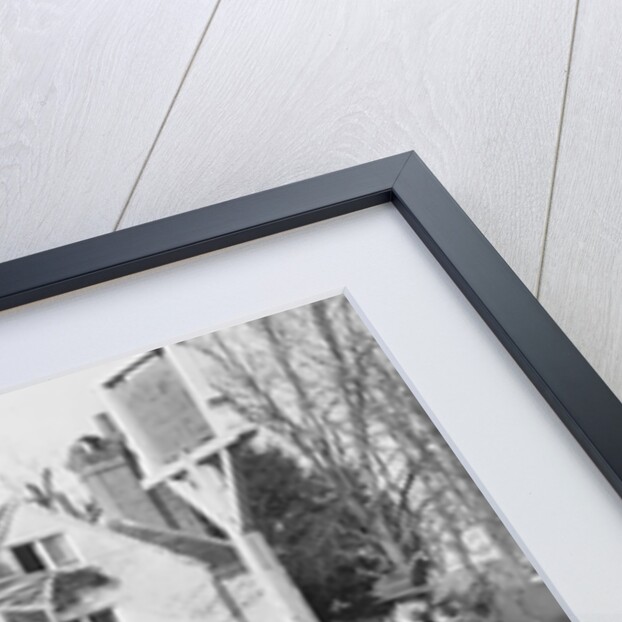 Start line for the Surbiton Motor Club Grand Cup, the Talbot Hotel, Ripley, Surrey, 1929 by Bill Brunell