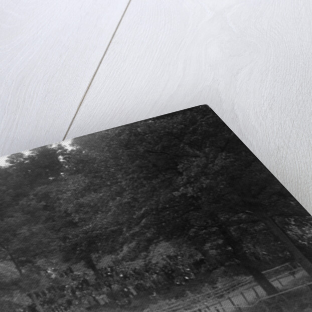 Raymond Mays' Vauxhall-Villiers competing in the Shelsley Walsh Speed Hill Climb, Worcestershire by Bill Brunell