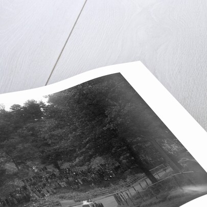 Raymond Mays' Vauxhall-Villiers competing in the Shelsley Walsh Speed Hill Climb, Worcestershire by Bill Brunell