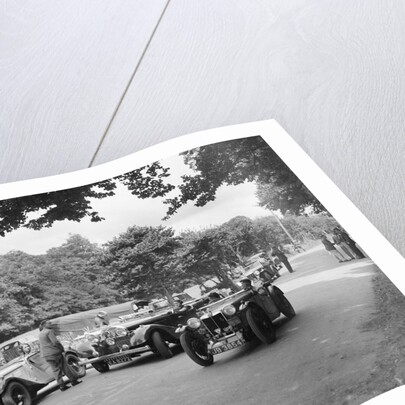 Cars competing in the MCC Torquay Rally, July 1937 by Bill Brunell