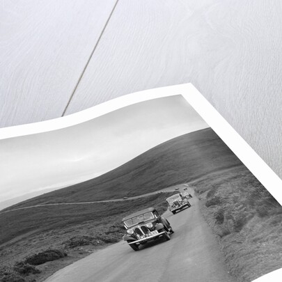 AS Whiddington's Frazer-Nash BMW ahead of RE Wright's Ford V8 at the MCC Torquay Rally, July 1937 by Bill Brunell