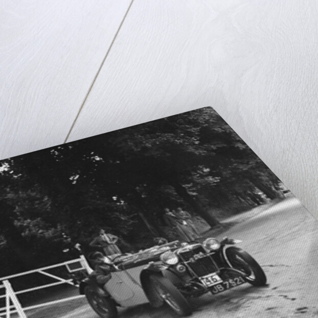 Cream Cracker Team MG PB of CAN May competing at the MCC Torquay Rally, July 1937 by Bill Brunell