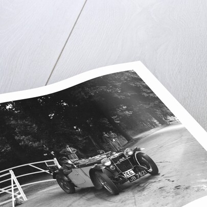 Cream Cracker Team MG PB of CAN May competing at the MCC Torquay Rally, July 1937 by Bill Brunell