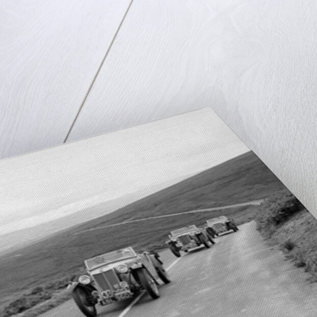 Three MG TAs competing at the MCC Torquay Rally, July 1937 by Bill Brunell