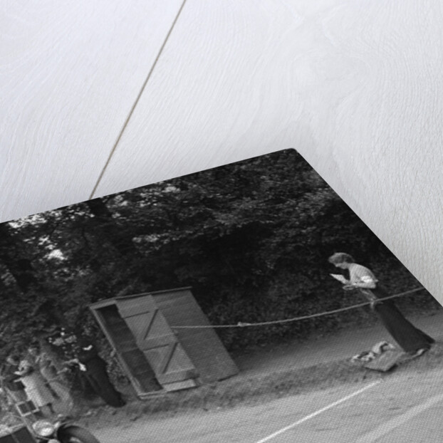 AL Baker's MG Magnette, winner of a bronze award at the MCC Torquay Rally, July 1937 by Bill Brunell