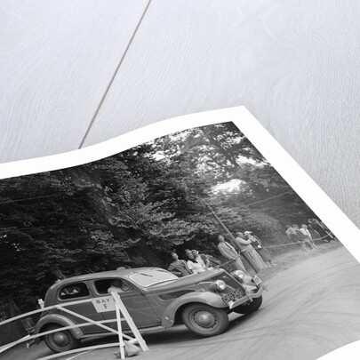 Ford V8 of J Whalley, winner of a bronze award at the MCC Torquay Rally, July 1937 by Bill Brunell