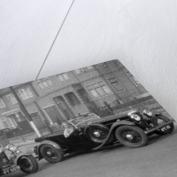 SA Roebuck's AC Open 2-seat tourer and Kitty Brunell's winning AC 4-seater tourer, RAC Rally, 1933 by Bill Brunell