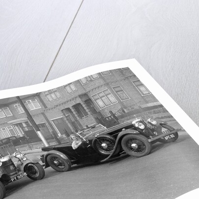 SA Roebuck's AC Open 2-seat tourer and Kitty Brunell's winning AC 4-seater tourer, RAC Rally, 1933 by Bill Brunell