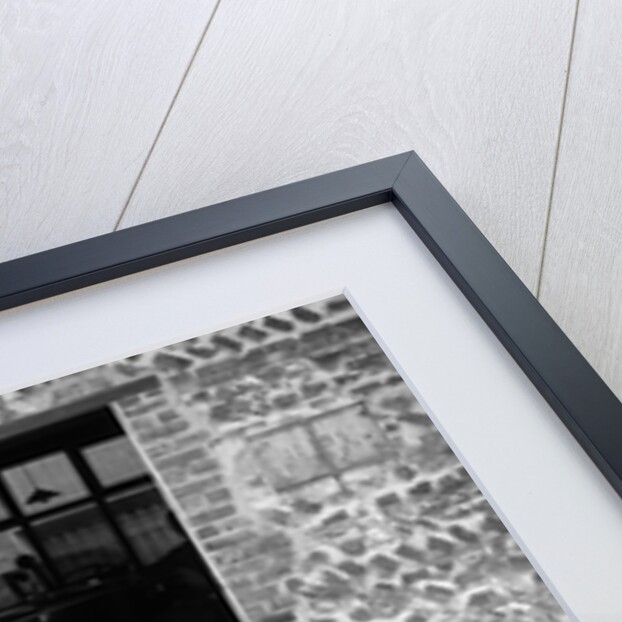 Geoffrey Baker and his alsatian by Bill Brunell