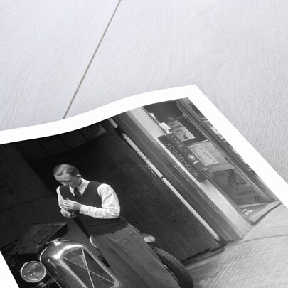 Geoffrey Baker and a Salmson 1090 cc car by Bill Brunell