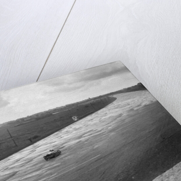 Leon Cushman's Austin 7 racer making a speed record attempt, Brooklands, 8 August 1931 by Bill Brunell