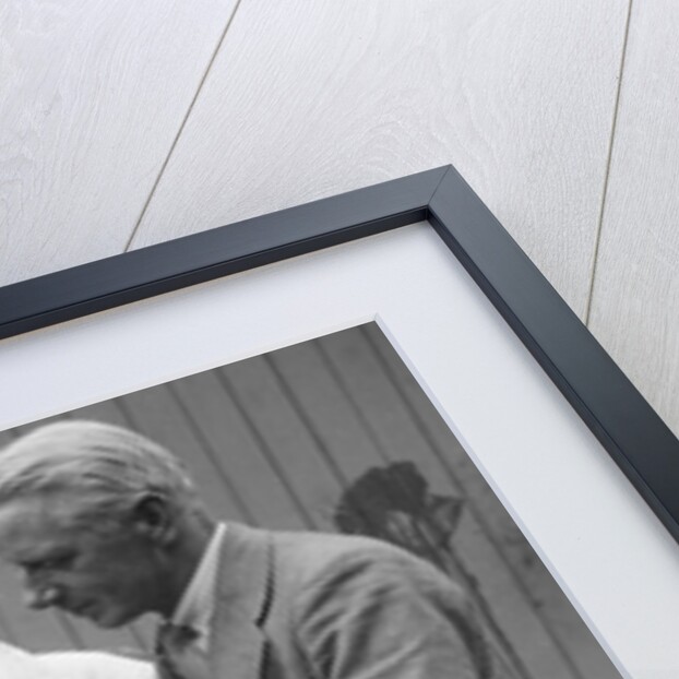 Austin 7 at Brooklands on the day of Leon Cushman's speed record attempt, 8 August 1931 by Bill Brunell