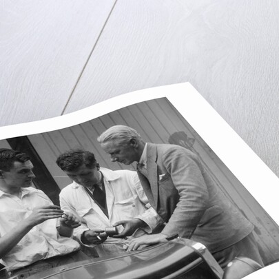 Austin 7 at Brooklands on the day of Leon Cushman's speed record attempt, 8 August 1931 by Bill Brunell