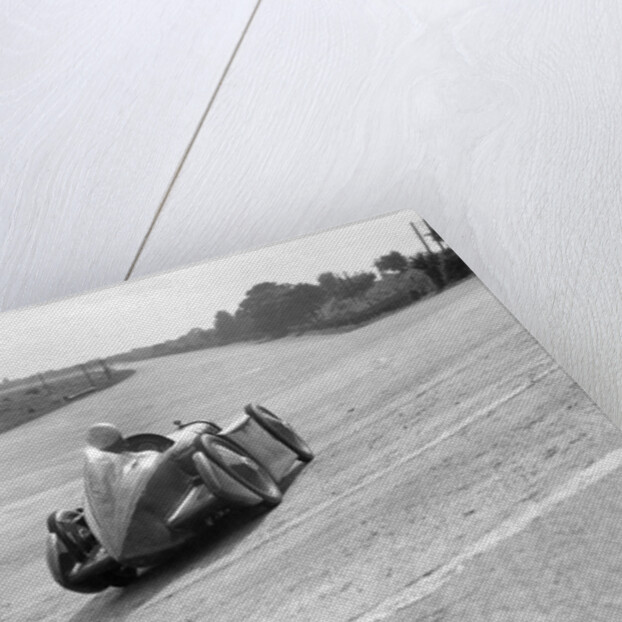 Leon Cushman's Austin 7 racer making a speed record attempt, Brooklands, 8 August 1931 by Bill Brunell
