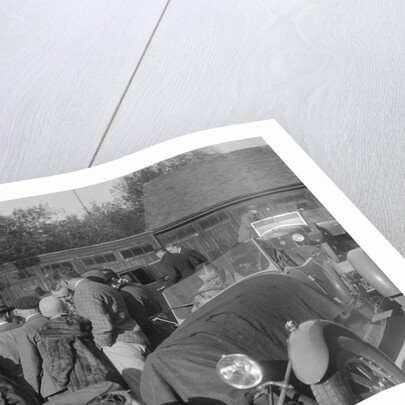 Bugatti Type 43 taking part in the Bugatti Owners Club car treasure hunt, 25 October 1931 by Bill Brunell