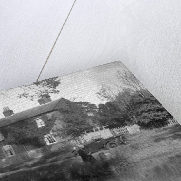 Wolseley Hornet taking part in the Bugatti Owners Club car treasure hunt, 25 October 1931 by Bill Brunell