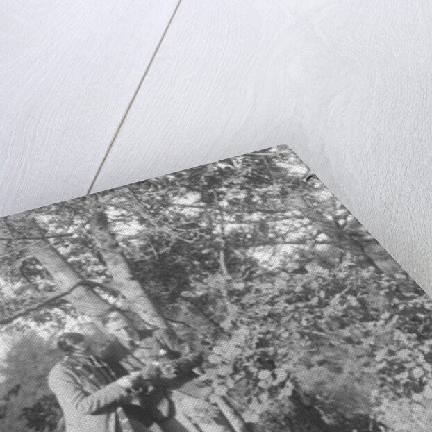 Two participants in the Bugatti Owners Club car treasure hunt, 25 October 1931 by Bill Brunell