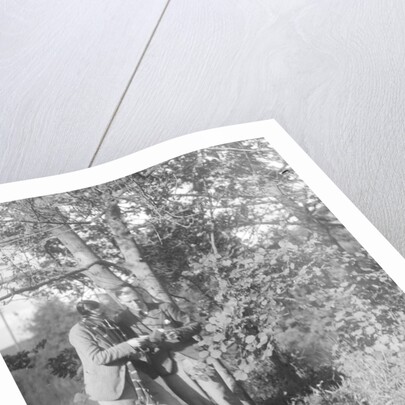 Two participants in the Bugatti Owners Club car treasure hunt, 25 October 1931 by Bill Brunell