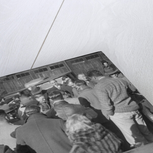 Participants in the Bugatti Owners Club car treasure hunt, 25 October 1931 by Bill Brunell