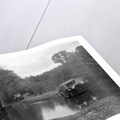 Lancia Lambda taking part in the Bugatti Owners Club car treasure hunt, 25 October 1931 by Bill Brunell