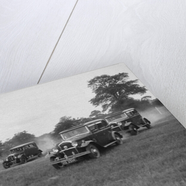 Three Singer Super Sixes and a Singer Senior at the Bugatti Owners Club gymkhana, 5 July 1931 by Bill Brunell