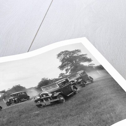Three Singer Super Sixes and a Singer Senior at the Bugatti Owners Club gymkhana, 5 July 1931 by Bill Brunell