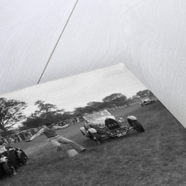 MG M type and Bugatti Type 43 taking part in the Bugatti Owners Club gymkhana, 5 July 1931 by Bill Brunell