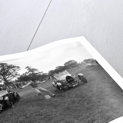 MG M type and Bugatti Type 43 taking part in the Bugatti Owners Club gymkhana, 5 July 1931 by Bill Brunell