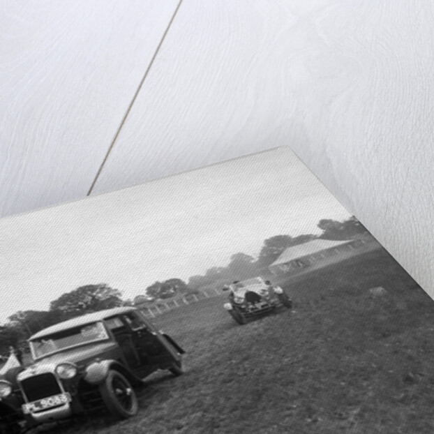 Alvis FWD and Bugatti Type 44 taking part in the Bugatti Owners Club gymkhana, 5 July 1931 by Bill Brunell