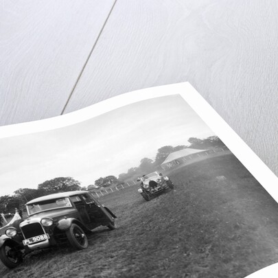 Alvis FWD and Bugatti Type 44 taking part in the Bugatti Owners Club gymkhana, 5 July 1931 by Bill Brunell