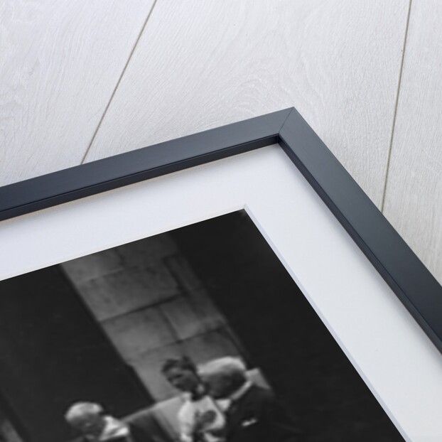 600 cc Douglas motorcycle combination at a motor vehicle blessing ceremony by Bill Brunell