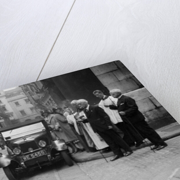 Morris Cowley at a motor vehicle blessing ceremony by Bill Brunell